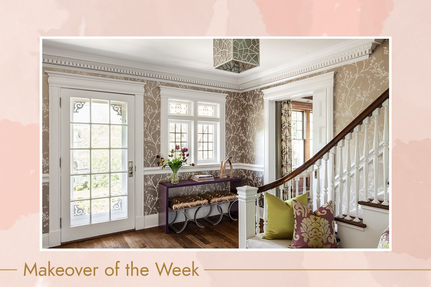 一位設計師如何給出一個不討人喜歡的門廳的“哇”時刻